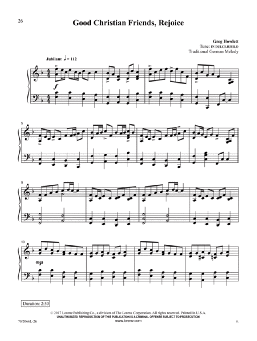 Christmas Improvisations Christmas Improvisations Piano Solo scores gallery preview page 16