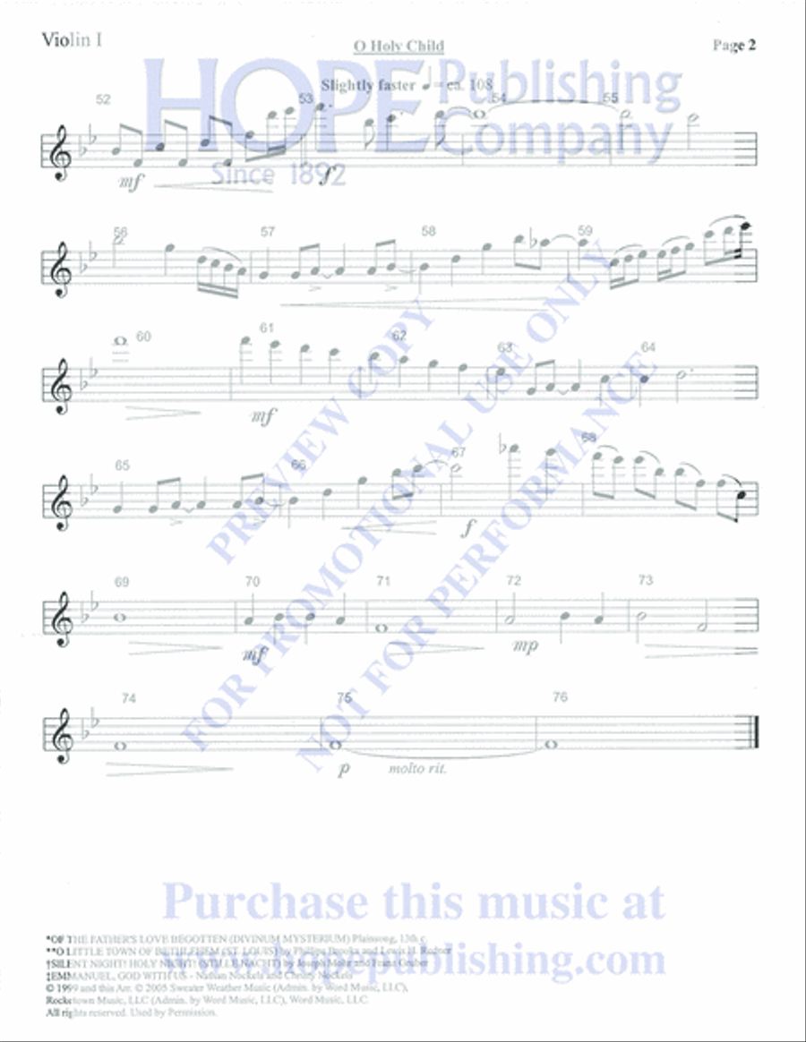 Emmanuel Emmanuel Orchestra scores gallery preview page 320