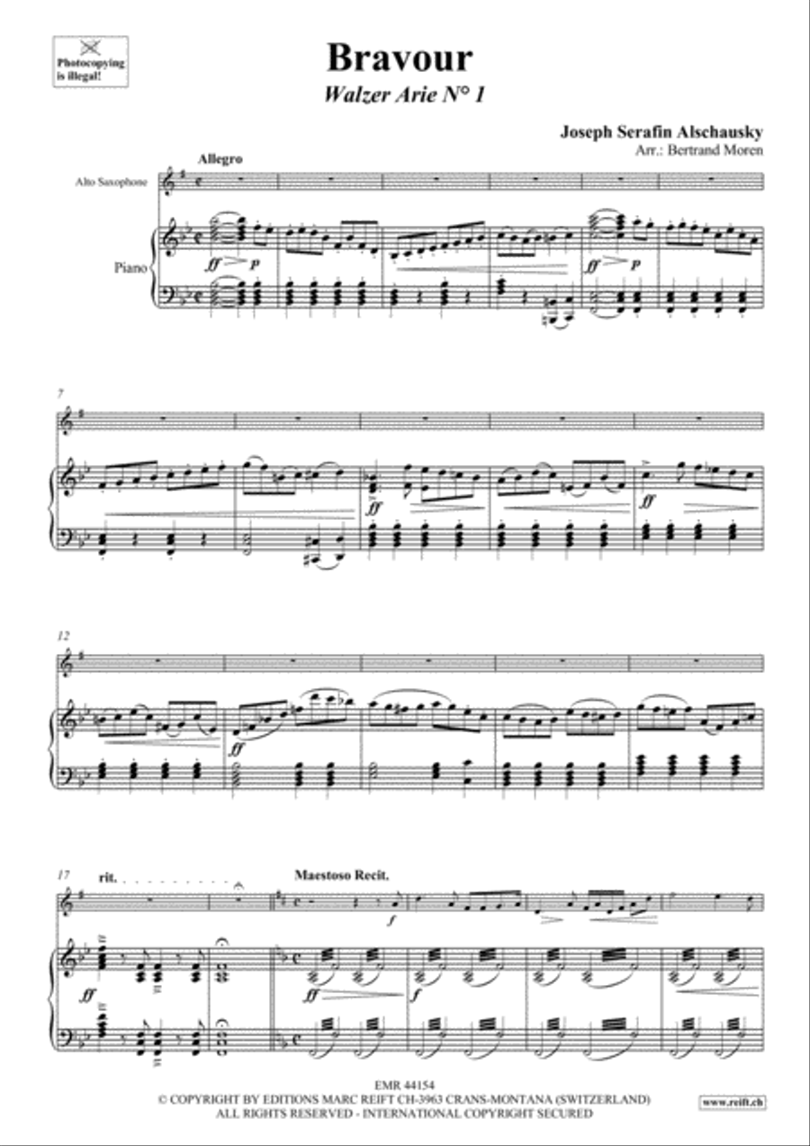 Bravour Alto Saxophone scores gallery preview page 4