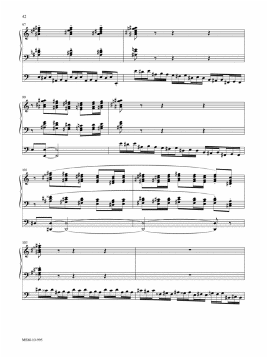 Marilyn Mason Music Library, Volume 6 Organ scores gallery preview page 13