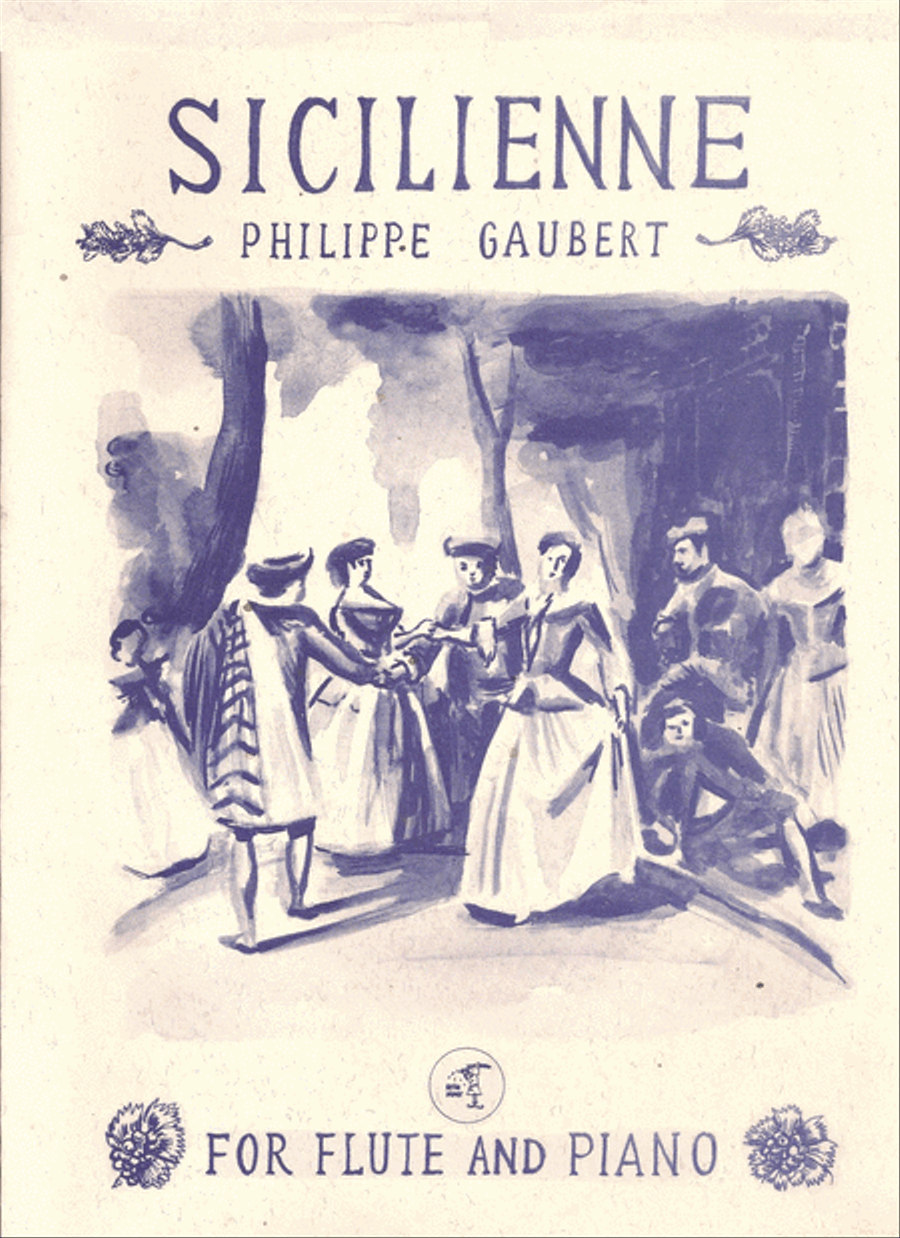 Sicilienne Flute Solo scores gallery preview page 1