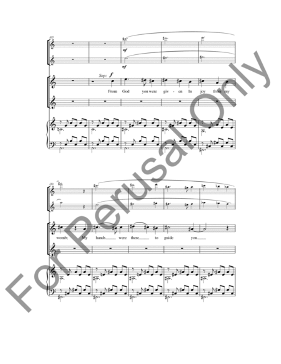 Godspeed (Choral Score) Godspeed (Choral Score) SSAA scores gallery preview page 14