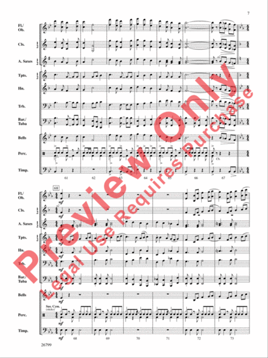 New Life Celebration Concert Band scores gallery preview page 8