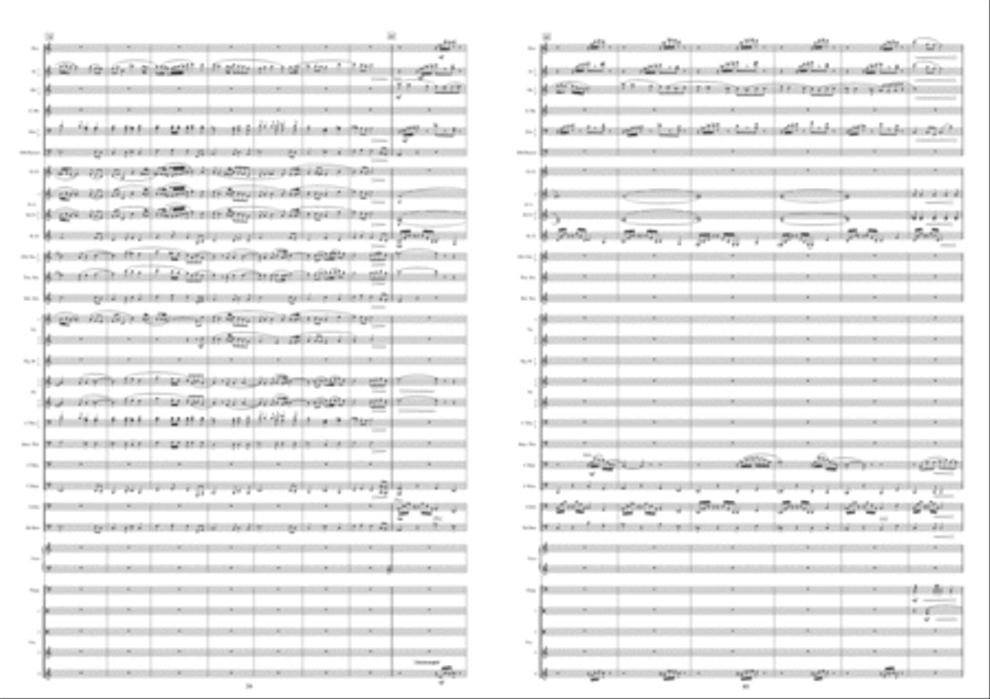 Symphony No. 2: States Of Mind, Opus 87 Concert Band scores gallery preview page 21