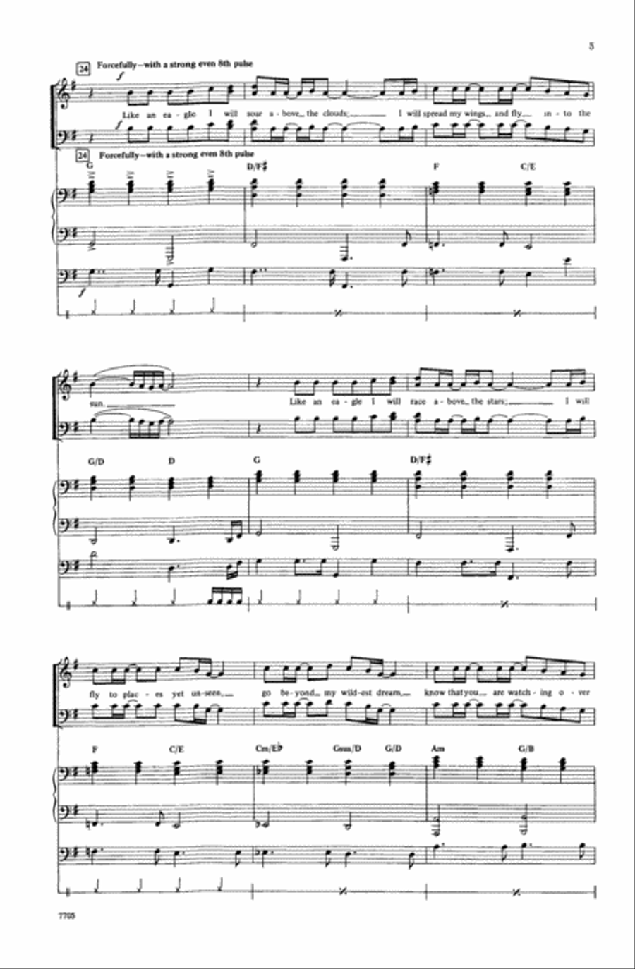 Like an Eagle Choir scores gallery preview page 3