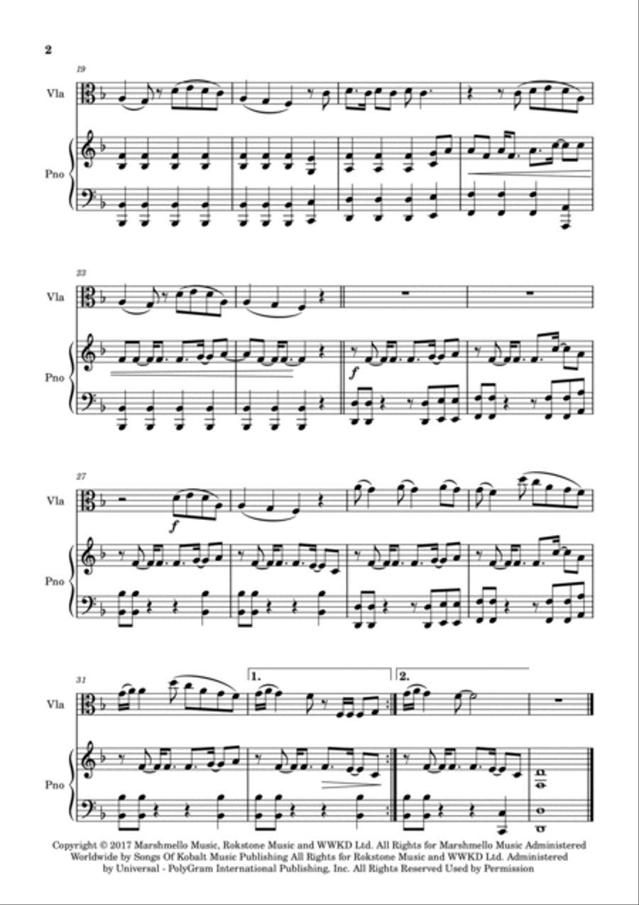 Happier Happier Viola scores gallery preview page 2