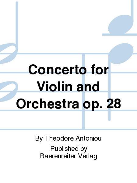 Concerto for Violin and Orchestra op. 28
