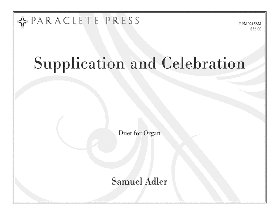 Book cover for Supplication and Celebration