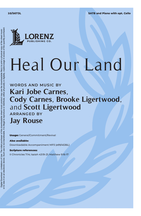 Book cover for Heal Our Land