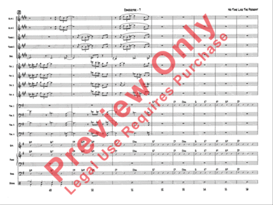 No Time Like the Present Jazz Ensemble scores gallery preview page 9
