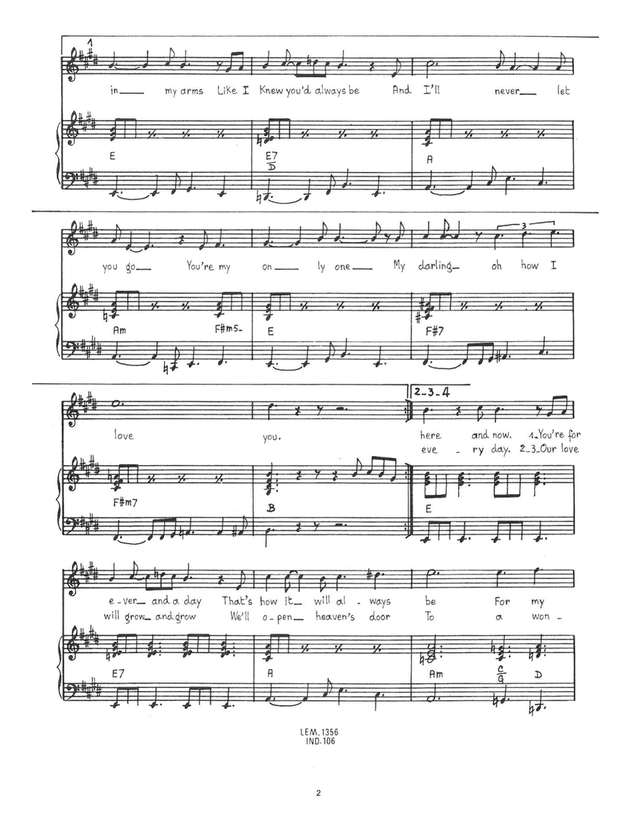 Long Ago And Far Away Long Ago And Far Away Piano, Vocal scores gallery preview page 2