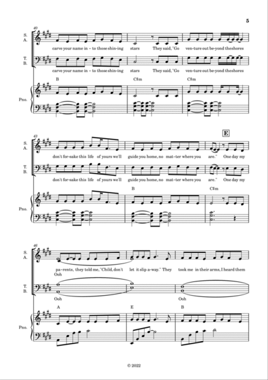 The Nights 4-Part scores gallery preview page 5