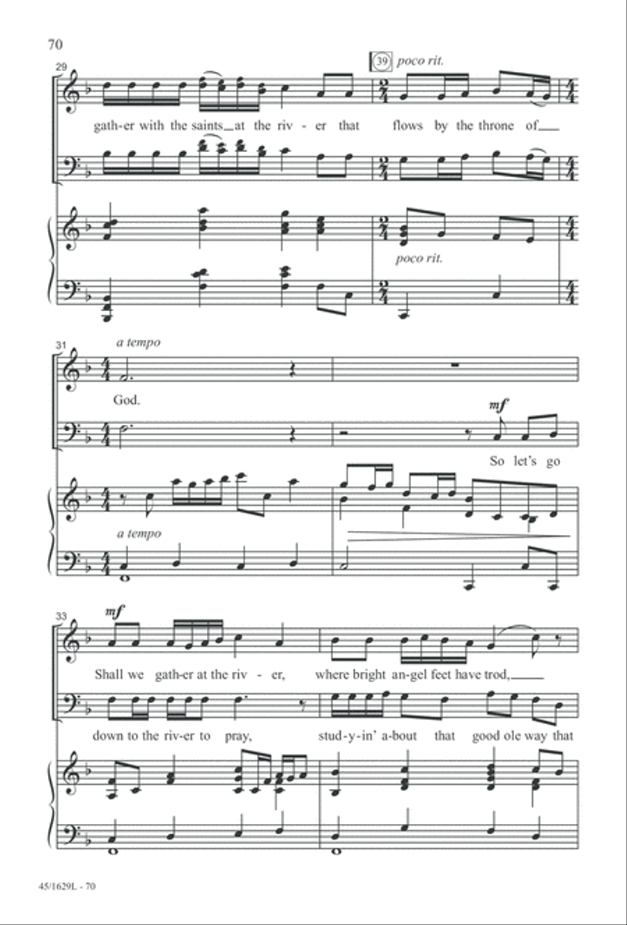 Hymns We Love to Sing, Vol. 2 3-Part scores gallery preview page 70