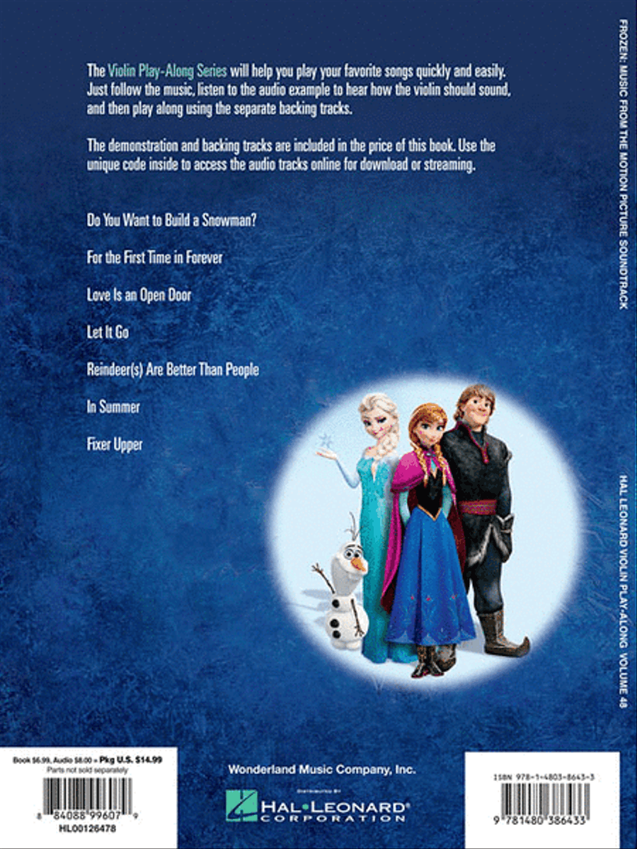 Frozen Violin Solo scores gallery preview page 2