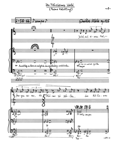 Der Florsheimer Wald, Op. 125
