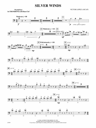 Silver Winds: (wp) 1st B-flat Trombone B.C.