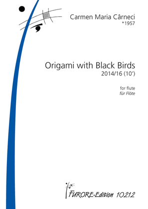 Origami with black birds