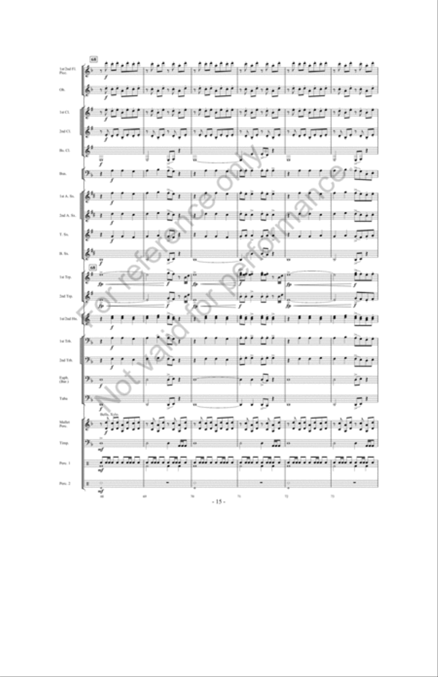 Zeus: King Of The Gods Zeus: King Of The Gods Concert Band scores gallery preview page 14