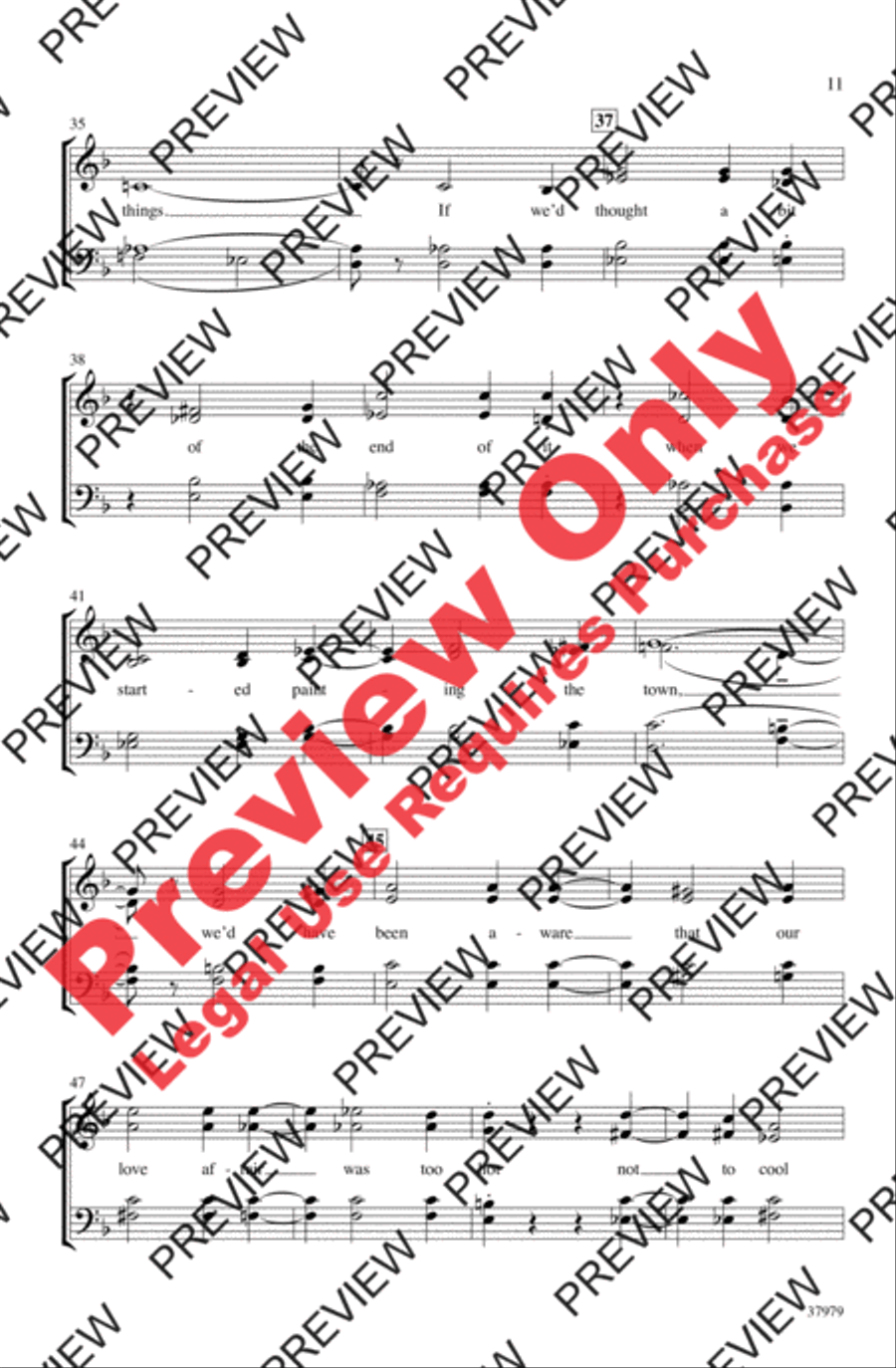 A Cole Porter Jazz Trio 4-Part scores gallery preview page 11