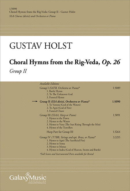 Choral Hymns from the Rig-Veda, Group 2