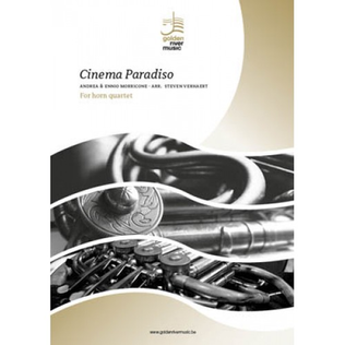 Book cover for Cinema Paradiso - horn quartet