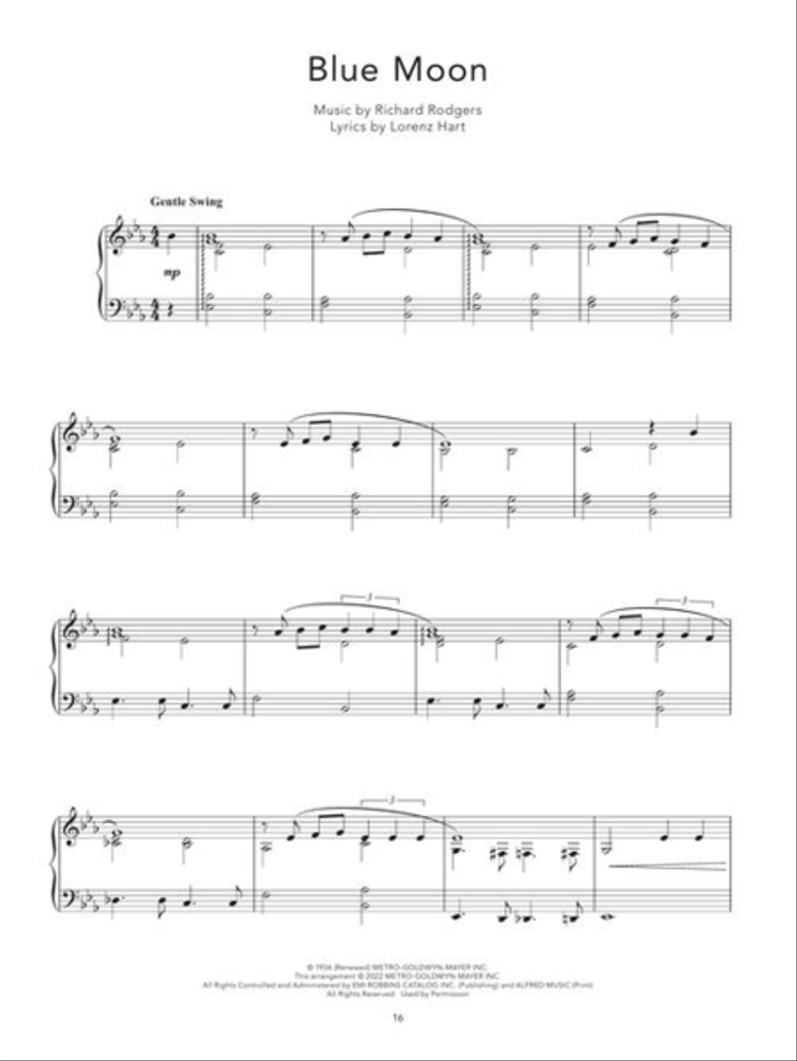 Peaceful Jazz Piano Solos Piano Solo scores gallery preview page 5