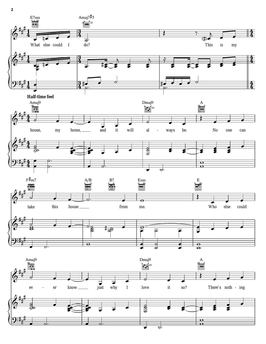 This Is My House This Is My House Piano, Vocal, Guitar scores gallery preview page 2