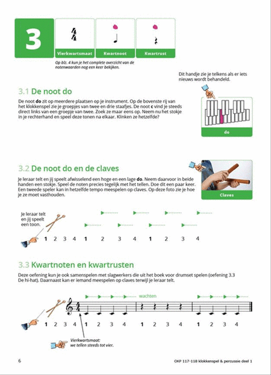 Samen Leren Samenspelen Vlaams Deel 1 Percussion scores gallery preview page 4