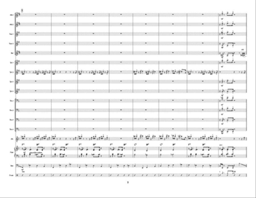 Scioto Shuffle - 17-piece Big Band Chart Jazz Ensemble scores gallery preview page 3