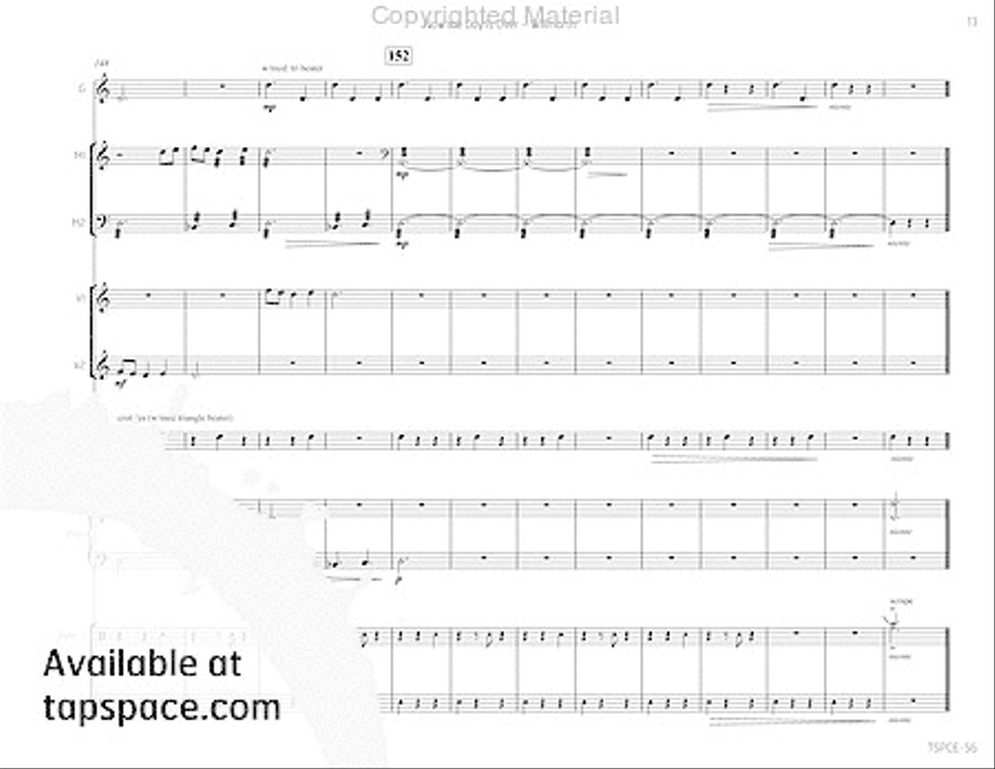 Now the Day Is Over Now the Day Is Over Percussion Ensemble scores gallery preview page 18