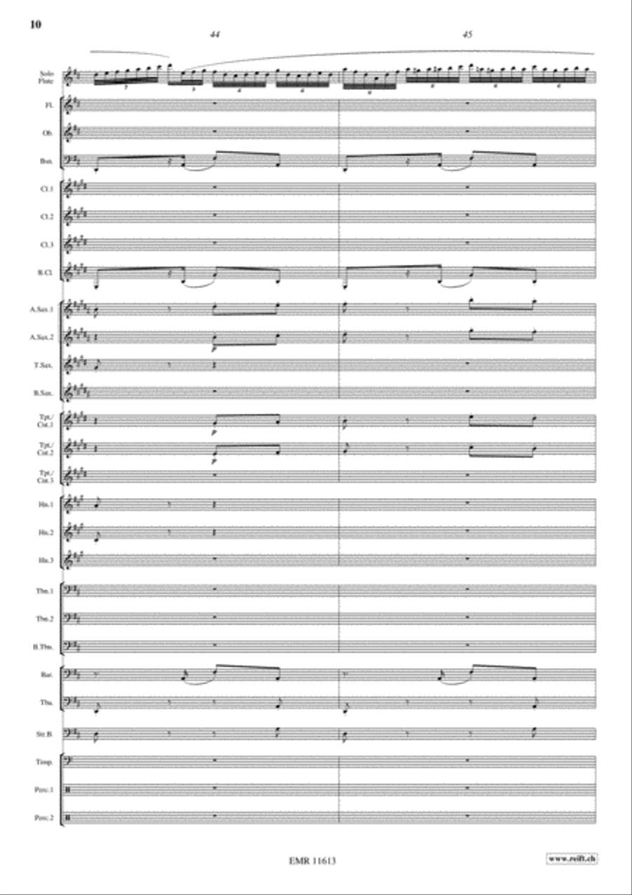 Carmen Fantasy Concert Band scores gallery preview page 11