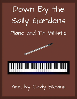 Down By the Sally Gardens, Piano and Tin Whistle (D)