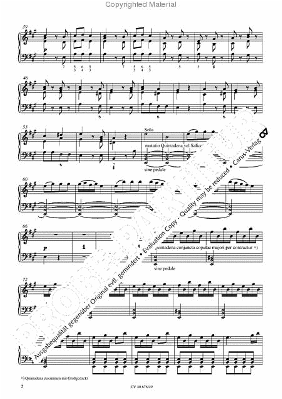 Missa pastoralis bohemica Organ scores gallery preview page 5