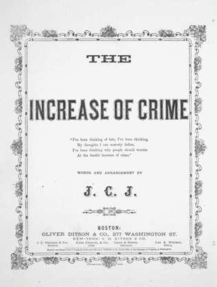 The Increase of Crime