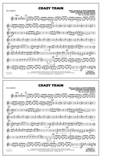 Crazy Train - Bb Clarinet