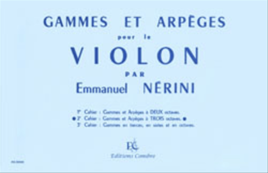 Gammes et arpeges - Volume 2 (a 3 octaves)