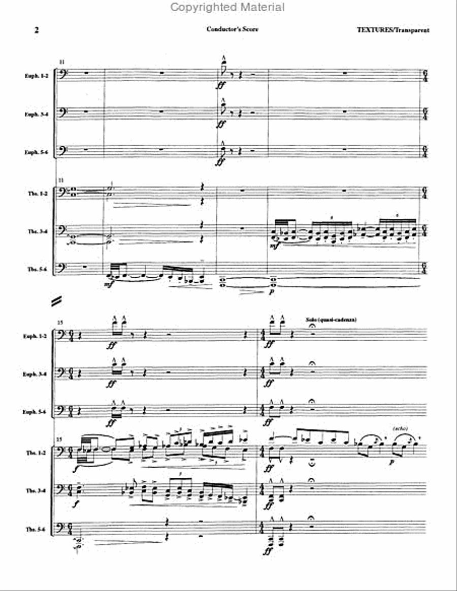Textures Large Ensemble scores gallery preview page 3