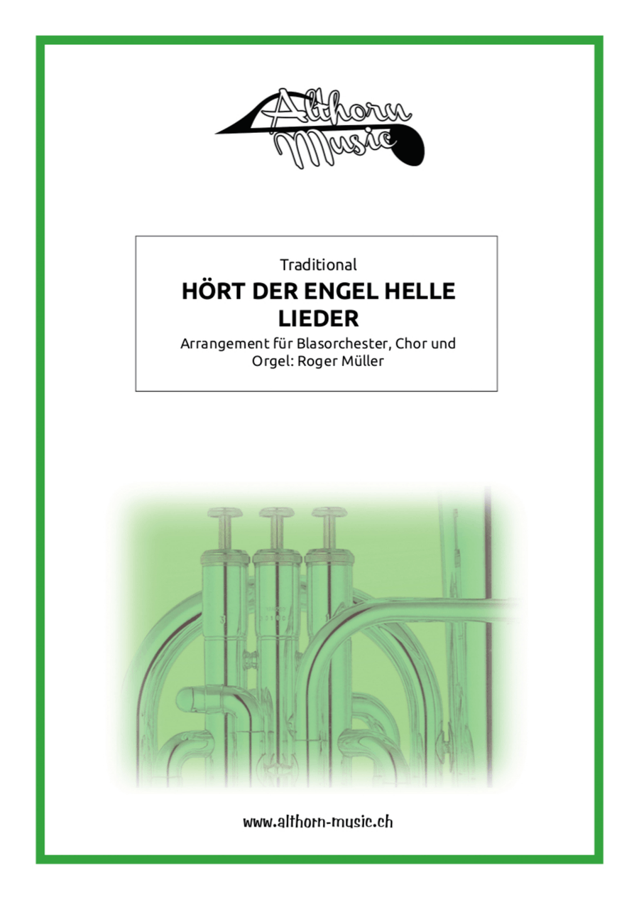 Gloria in excelsis Deo (Hört der Engel helle Lieder) Concert Band scores gallery preview page 1