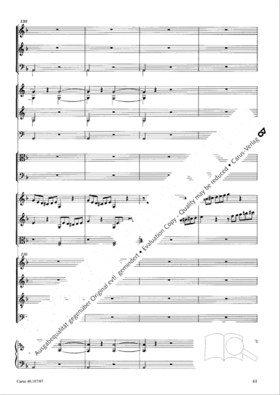 We all believe in one true God (Wir glauben all an einen Gott) 4-Part scores gallery preview page 62