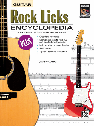 Book cover for Rock Licks Encyclopedia