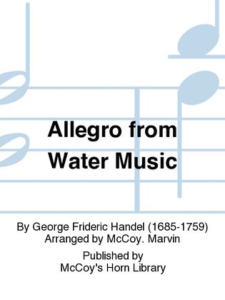 Allegro from Water Music