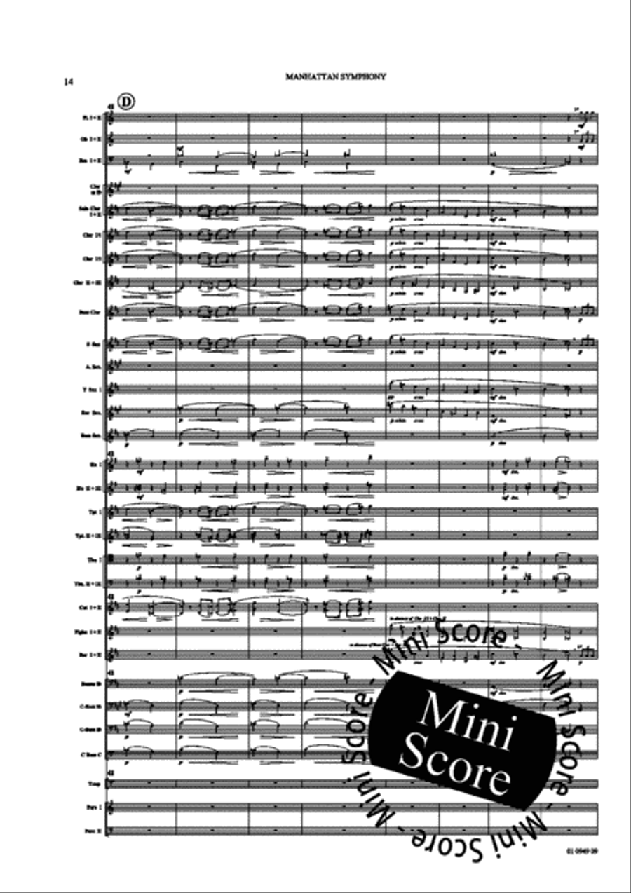 Manhattan Symphony Concert Band scores gallery preview page 18