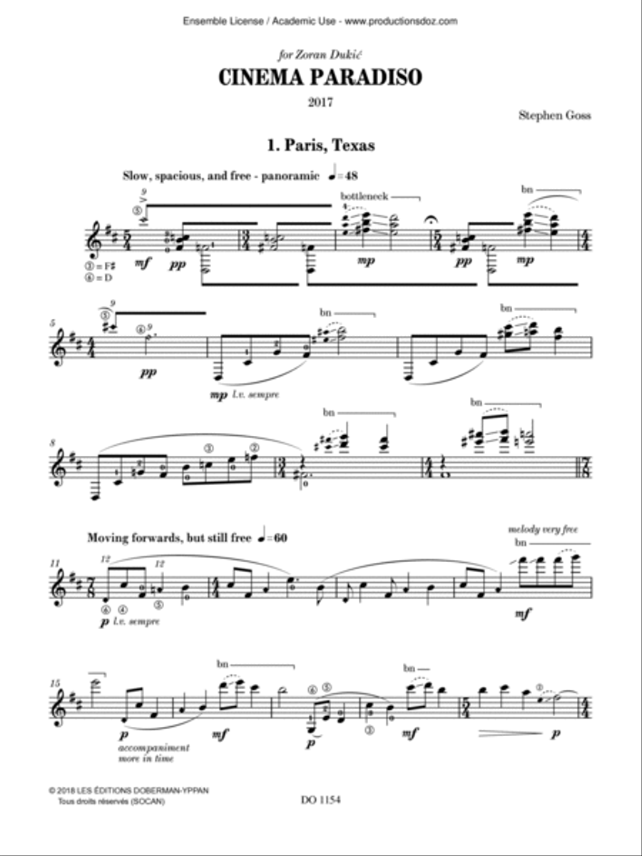 Cinema Paradiso Cinema Paradiso Classical Guitar scores gallery preview page 4