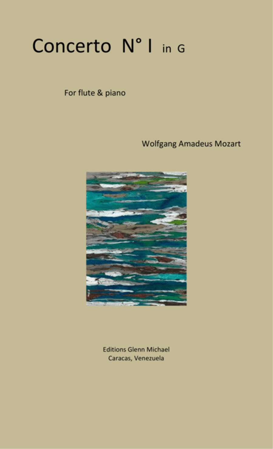 Mozart Concerto 1 in G for flute & piano Flute Solo scores gallery preview page 1