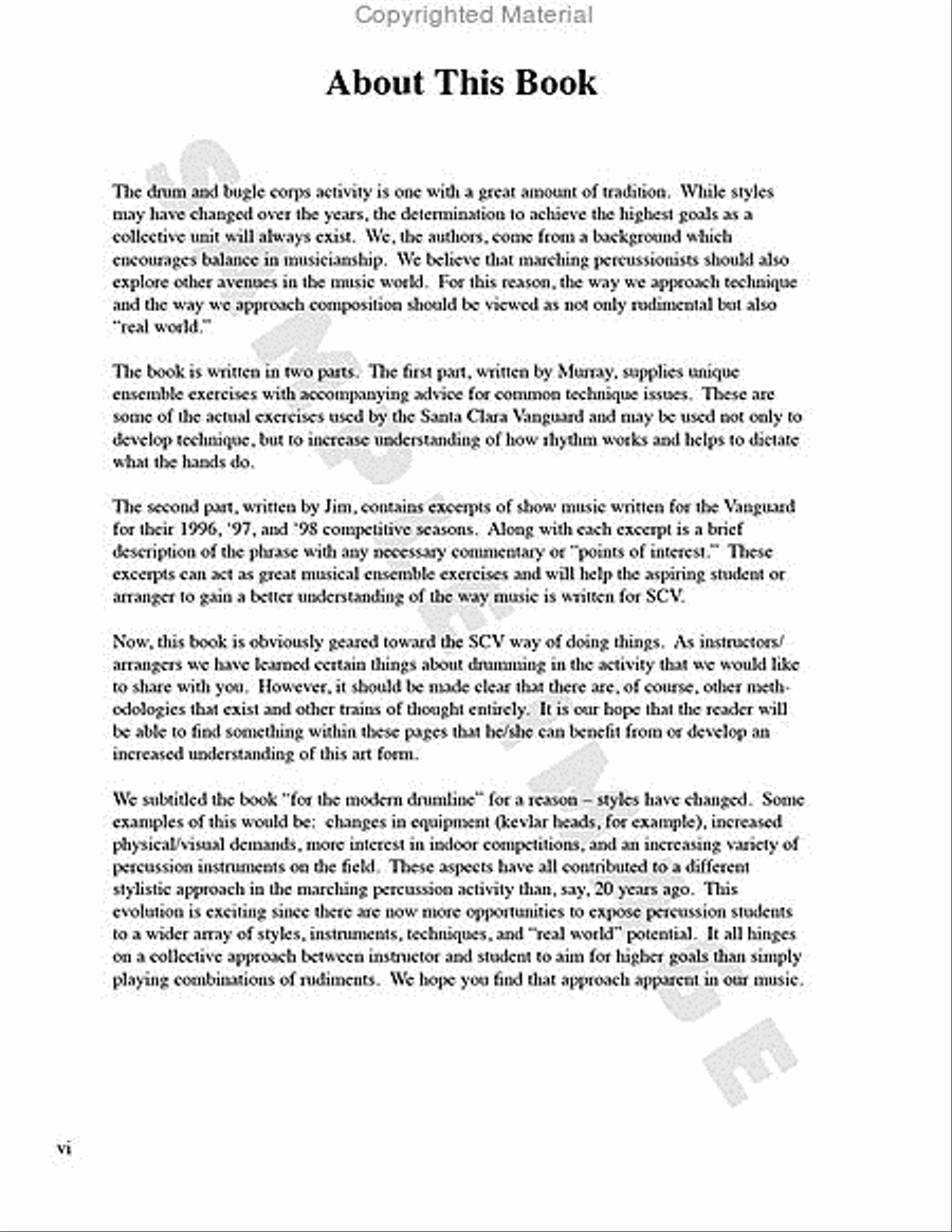 Fresh Perspectives for the Modern Drumline Percussion scores gallery preview page 4