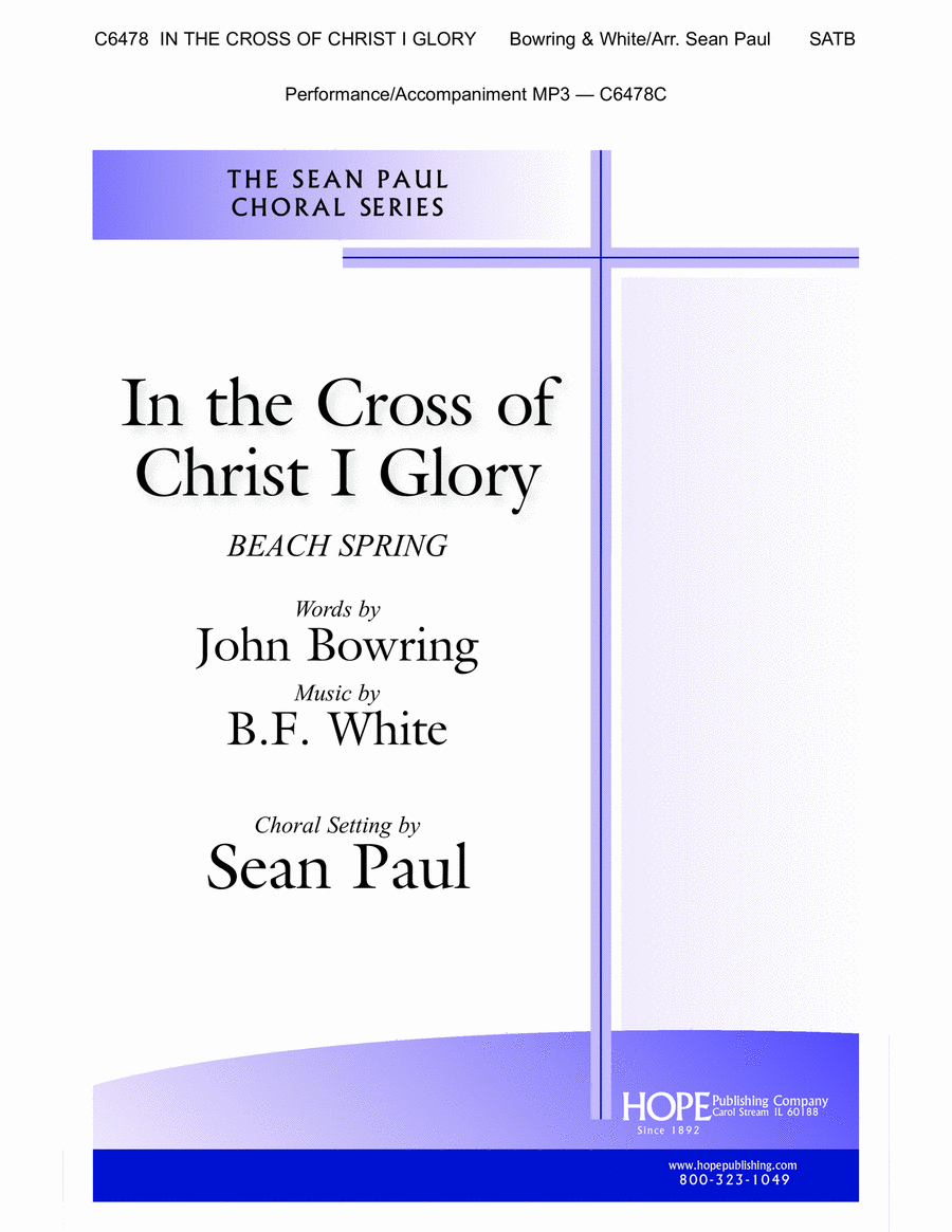 In the Cross of Christ I Glory 4-Part scores gallery preview page 1