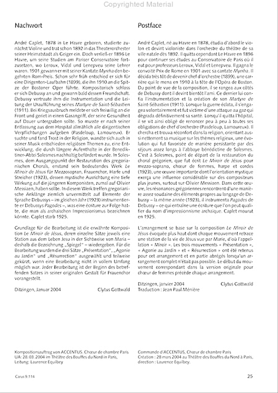 Trois Fragments de son Trois Fragments de son Choir scores gallery preview page 28