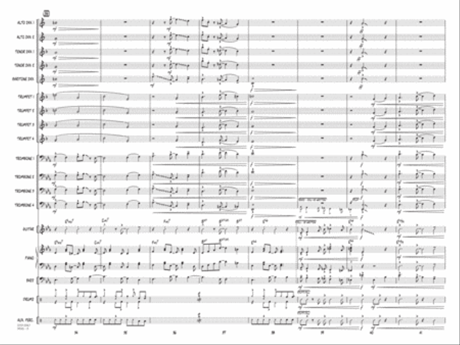 Misty (Emocionado) (arr. Michele Fernández) - Conductor Score (Full Score) Jazz Ensemble scores gallery preview page 6