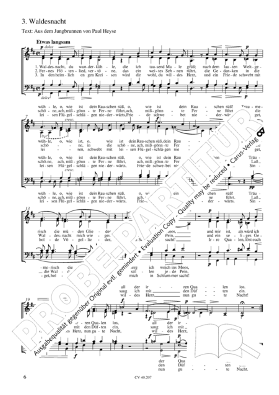 Sieben Lieder op. 62