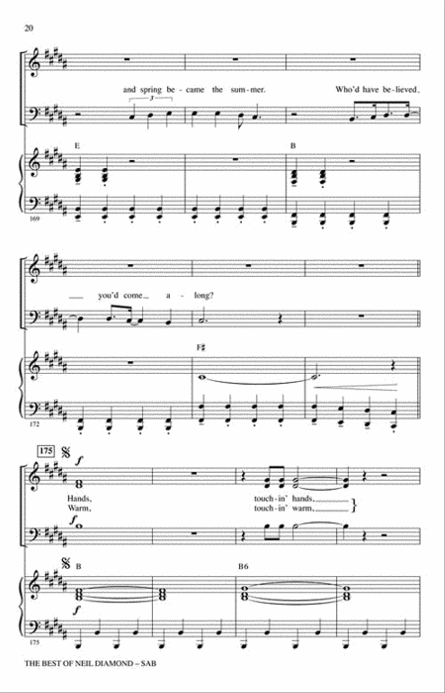 The Best of Neil Diamond 3-Part scores gallery preview page 5